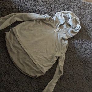 Light weight long sleeve hooded top